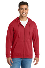 Load image into Gallery viewer, Port & Co ® Fan Favorite Fleece Full-Zip Hooded Sweatshirt. PC850ZH