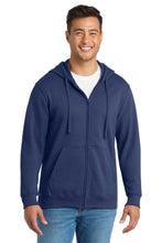 Load image into Gallery viewer, Port & Co ® Fan Favorite Fleece Full-Zip Hooded Sweatshirt. PC850ZH