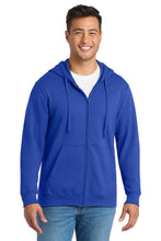 Load image into Gallery viewer, Port & Co ® Fan Favorite Fleece Full-Zip Hooded Sweatshirt. PC850ZH