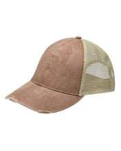 Load image into Gallery viewer, Ollie Distressed Trucker Cap
