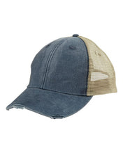 Load image into Gallery viewer, Ollie Distressed Trucker Cap
