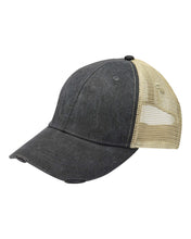 Load image into Gallery viewer, Ollie Distressed Trucker Cap
