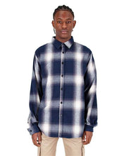 Load image into Gallery viewer, Unisex Plaid Flannel Overshirt
