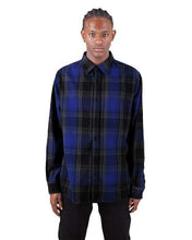 Load image into Gallery viewer, Unisex Plaid Flannel Overshirt
