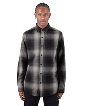 Load image into Gallery viewer, Unisex Plaid Flannel Overshirt

