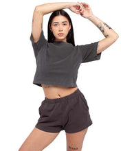 Load image into Gallery viewer, Women's Garment-Dyed Cropped Tee

