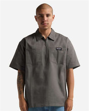 Load image into Gallery viewer, Unisex Quarter-Zip Short Sleeve Work Shirt
