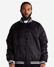 Load image into Gallery viewer, Unisex Collared Varsity Jacket

