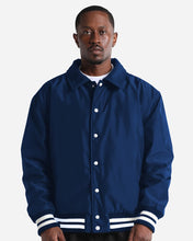 Load image into Gallery viewer, Unisex Collared Varsity Jacket
