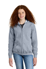 Load image into Gallery viewer, Gildan ®  Youth Heavy Blend ™  Full-Zip Hooded Sweatshirt. 18600B
