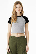 Load image into Gallery viewer, BELLA+CANVAS ®  Women's Micro Rib Raglan Baby Tee BC1201
