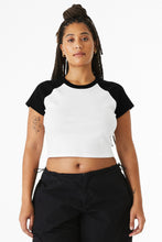 Load image into Gallery viewer, BELLA+CANVAS ®  Women's Micro Rib Raglan Baby Tee BC1201
