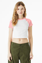 Load image into Gallery viewer, BELLA+CANVAS ®  Women's Micro Rib Raglan Baby Tee BC1201
