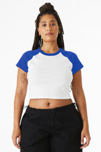 Load image into Gallery viewer, BELLA+CANVAS ®  Women's Micro Rib Raglan Baby Tee BC1201
