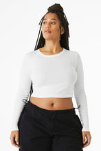 Load image into Gallery viewer, BELLA+CANVAS ®  Women's Micro Rib Long Sleeve Baby Tee BC1501
