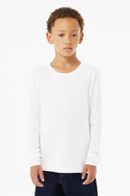 Load image into Gallery viewer, BELLA+CANVAS ®  Youth Heather CVC Long Sleeve Tee BC3501YCVC
