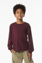 Load image into Gallery viewer, BELLA+CANVAS ®  Youth 6-Ounce Heavyweight Long Sleeve Tee BC3511Y
