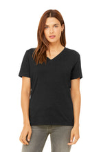 Load image into Gallery viewer, BELLA+CANVAS ®  Women's Relaxed Heather CVC V-Neck Tee BC6405CVC
