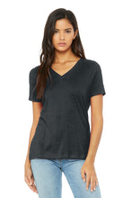 Load image into Gallery viewer, BELLA+CANVAS ®  Women's Relaxed Heather CVC V-Neck Tee BC6405CVC
