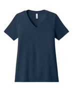 Load image into Gallery viewer, BELLA+CANVAS ®  Women's Relaxed Heather CVC V-Neck Tee BC6405CVC
