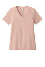 Load image into Gallery viewer, BELLA+CANVAS ®  Women's Relaxed Heather CVC V-Neck Tee BC6405CVC
