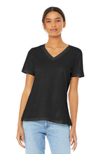 Load image into Gallery viewer, BELLA+CANVAS  ®  Women's Relaxed Jersey Short Sleeve V-Neck Tee. BC6405
