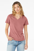 Load image into Gallery viewer, BELLA+CANVAS  ®  Women's Relaxed Jersey Short Sleeve V-Neck Tee. BC6405
