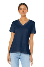 Load image into Gallery viewer, BELLA+CANVAS  ®  Women's Relaxed Jersey Short Sleeve V-Neck Tee. BC6405
