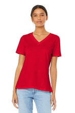 Load image into Gallery viewer, BELLA+CANVAS  ®  Women's Relaxed Jersey Short Sleeve V-Neck Tee. BC6405
