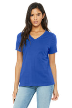Load image into Gallery viewer, BELLA+CANVAS  ®  Women's Relaxed Jersey Short Sleeve V-Neck Tee. BC6405
