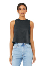 Load image into Gallery viewer, BELLA+CANVAS  ®  Women's Racerback Cropped Tank. BC6682
