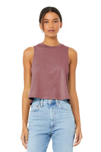 Load image into Gallery viewer, BELLA+CANVAS  ®  Women's Racerback Cropped Tank. BC6682
