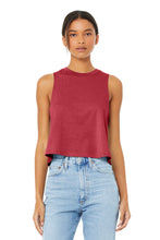 Load image into Gallery viewer, BELLA+CANVAS  ®  Women's Racerback Cropped Tank. BC6682
