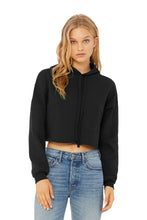 Load image into Gallery viewer, BELLA+CANVAS  ®  Women's Sponge Fleece Cropped Fleece Hoodie. BC7502
