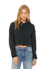Load image into Gallery viewer, BELLA+CANVAS  ®  Women's Sponge Fleece Cropped Fleece Hoodie. BC7502
