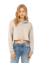 Load image into Gallery viewer, BELLA+CANVAS  ®  Women's Sponge Fleece Cropped Fleece Hoodie. BC7502
