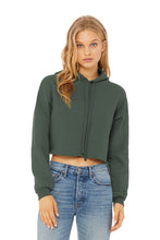 Load image into Gallery viewer, BELLA+CANVAS  ®  Women's Sponge Fleece Cropped Fleece Hoodie. BC7502
