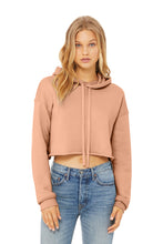 Load image into Gallery viewer, BELLA+CANVAS  ®  Women's Sponge Fleece Cropped Fleece Hoodie. BC7502
