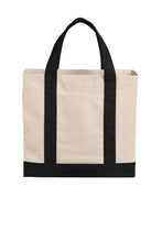 Load image into Gallery viewer, Port Authority ®  Cotton Canvas Two-Tone Tote BG429
