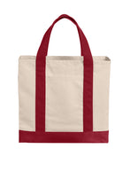 Load image into Gallery viewer, Port Authority ®  Cotton Canvas Two-Tone Tote BG429
