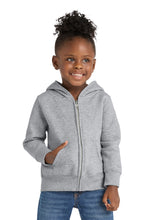 Load image into Gallery viewer, Port &amp; Co ®  Toddler Core Fleece Full-Zip Hooded Sweatshirt. CAR78TZH
