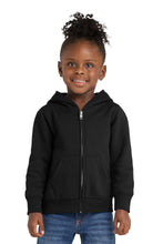 Load image into Gallery viewer, Port &amp; Co ®  Toddler Core Fleece Full-Zip Hooded Sweatshirt. CAR78TZH
