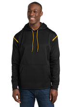 Load image into Gallery viewer, Sport-Tek ®  Tech Fleece Colorblock Hooded Sweatshirt. F246
