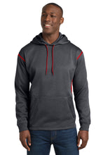 Load image into Gallery viewer, Sport-Tek ®  Tech Fleece Colorblock Hooded Sweatshirt. F246

