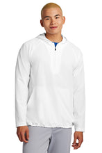 Load image into Gallery viewer, Sport-Tek ®  Repeat 1/2-Zip Long Sleeve Hooded Jacket JST488
