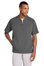 Load image into Gallery viewer, Sport-Tek ®  Repeat 1/2-Zip Short Sleeve Jacket JST489
