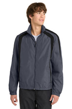 Load image into Gallery viewer, Sport-Tek ®  Colorblock Raglan Jacket. JST60
