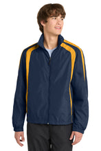 Load image into Gallery viewer, Sport-Tek ®  Colorblock Raglan Jacket. JST60
