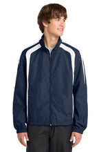 Load image into Gallery viewer, Sport-Tek ®  Colorblock Raglan Jacket. JST60
