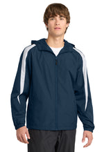 Load image into Gallery viewer, Sport-Tek ®  Fleece-Lined Colorblock Jacket. JST81
